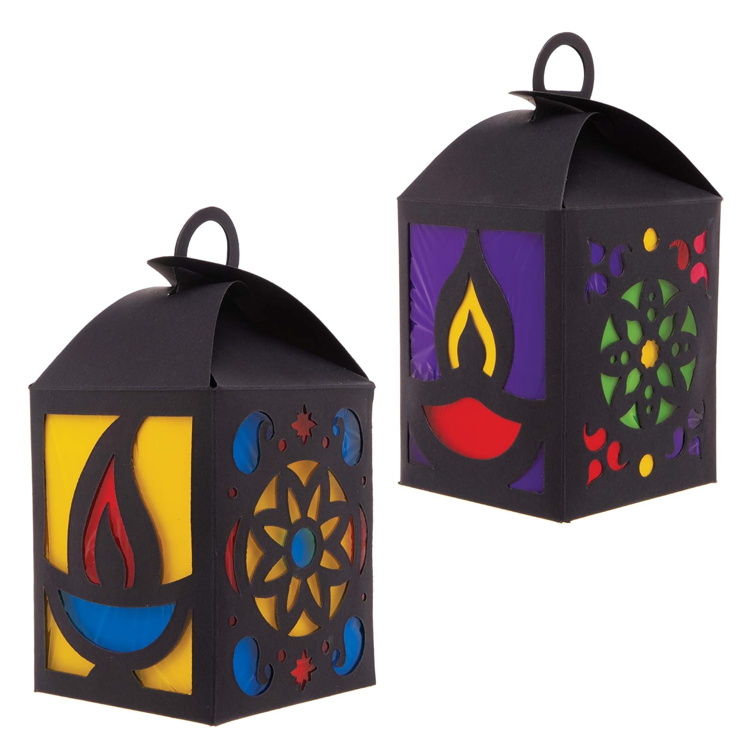 Baker Ross AT105 Diwali Lantern Kits Pack of 4