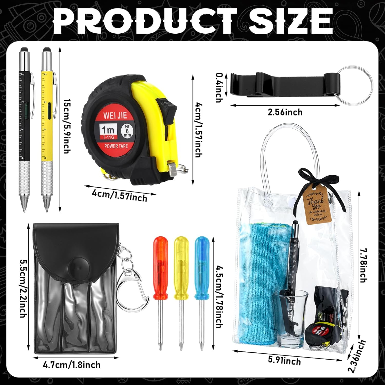 Leinuosen 6 Set Baby Shower Prizes for Men