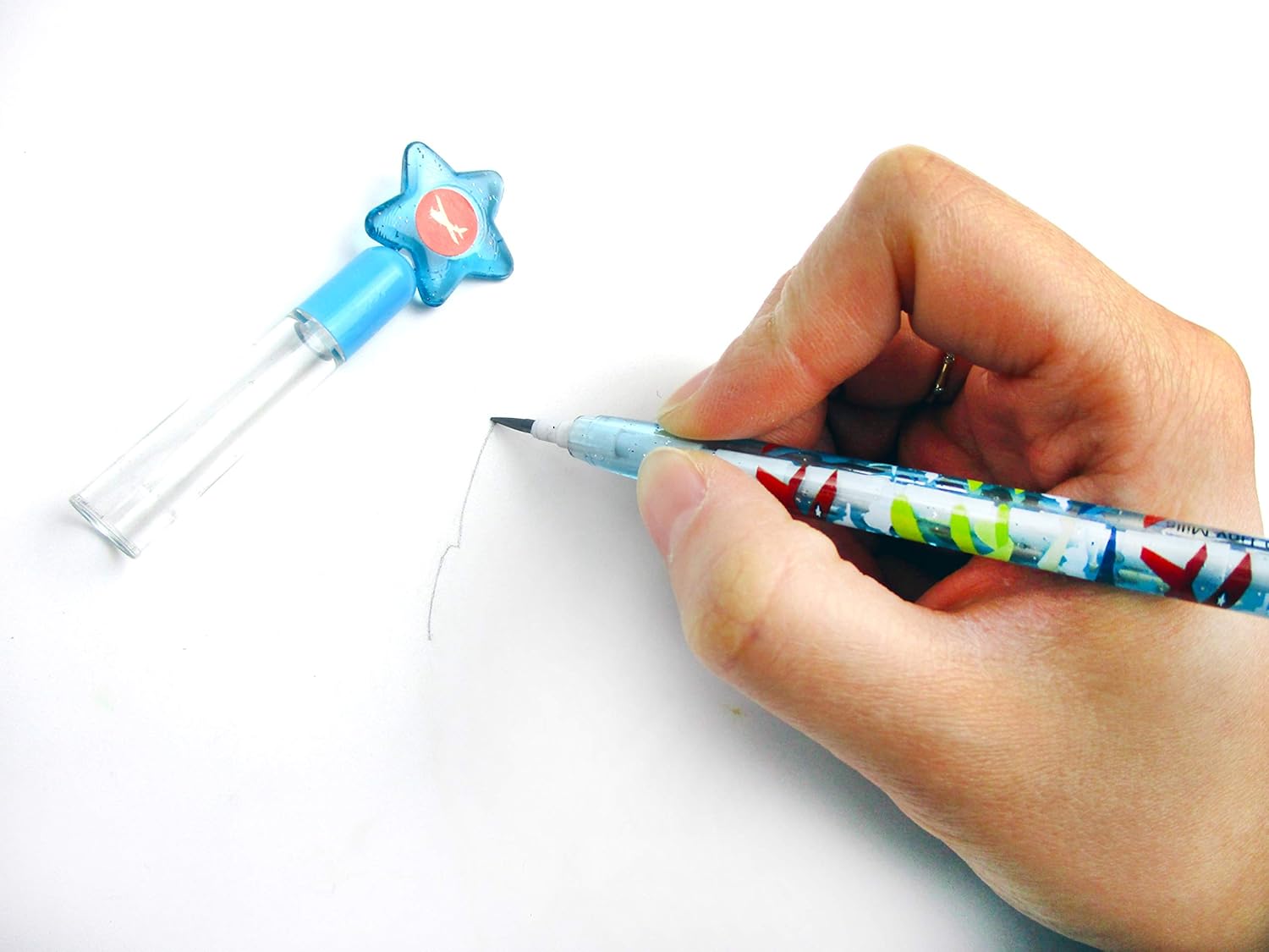 Tinymills 24 Pcs Airplane Stacking Pencils with Erasers