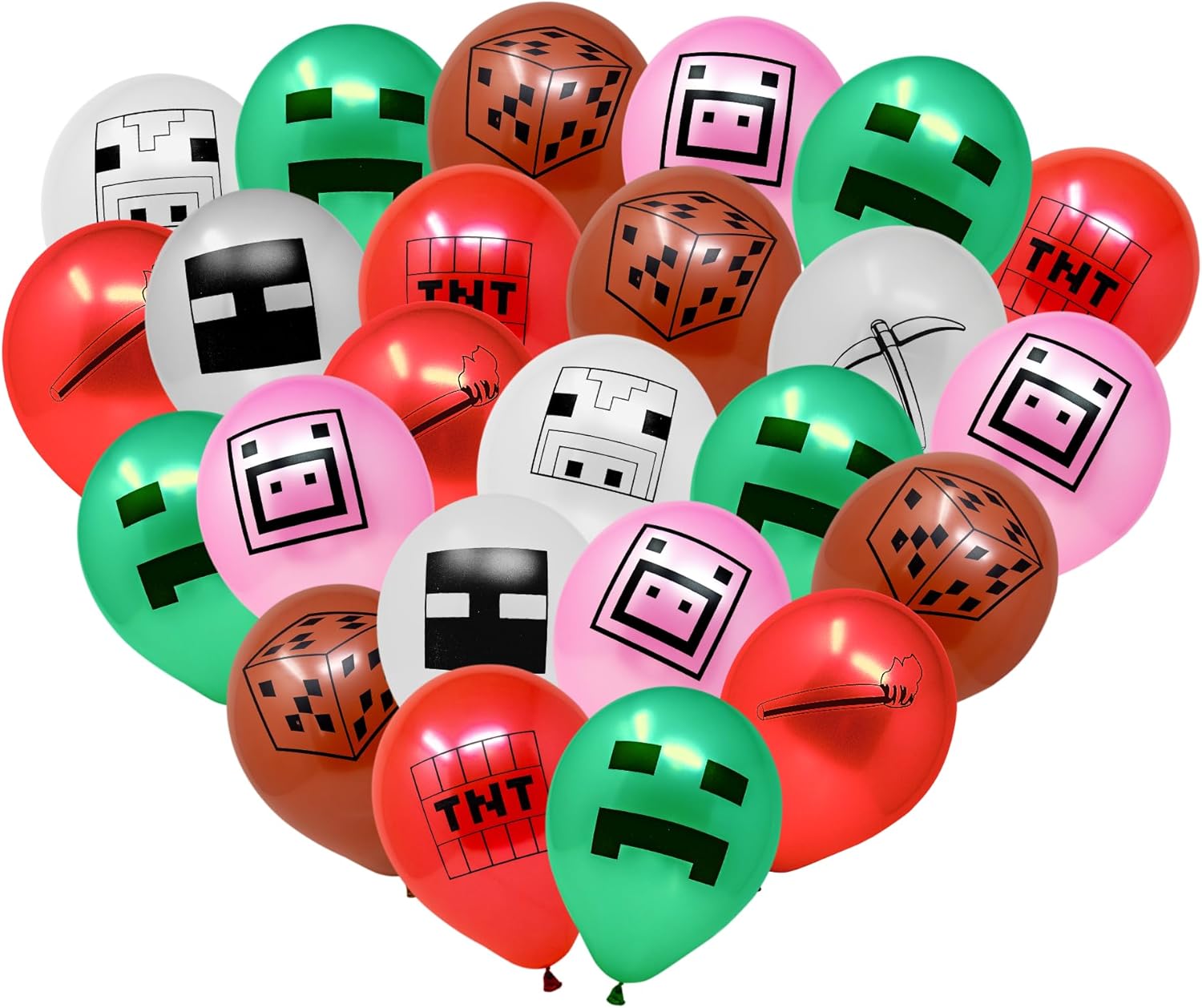 Blue Orchards Mining Fun Balloons 48-Pack 10 Inches