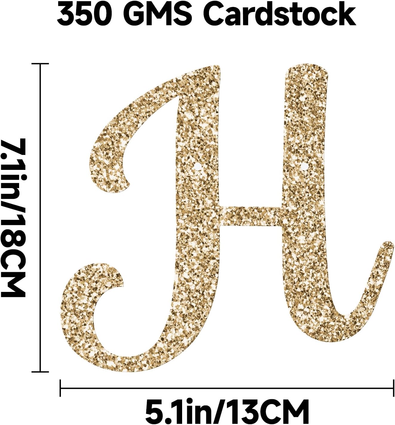 Pre-Strung Happy Engagement Banner - Gold Glitter Wedding Decor