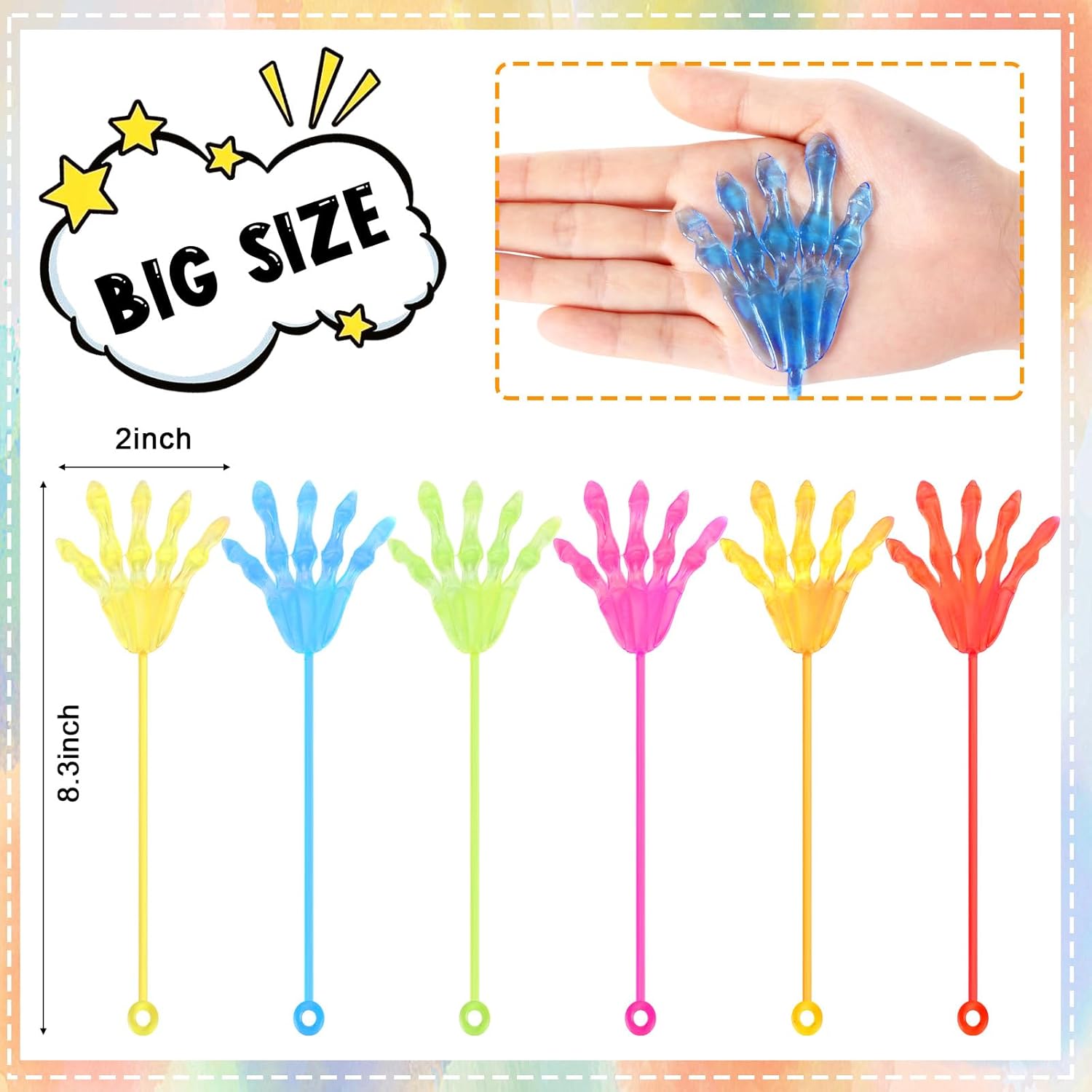 Shappy 300 Pcs Halloween Sticky Hands Party Favors