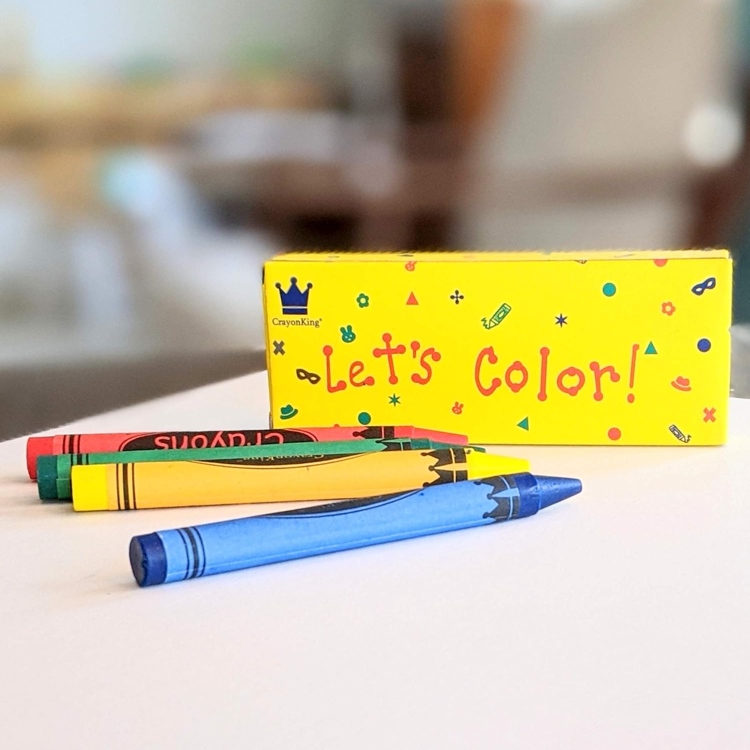 CrayonKing 150 Sets of 4-Packs Crayons Boxed