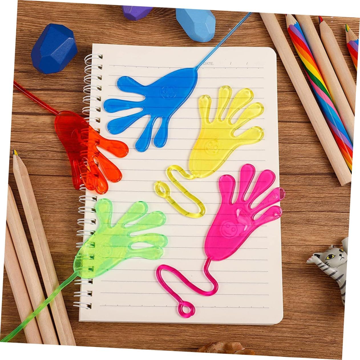 KICHOUSE 50pcs Stretchy Toys for Kids Fun Party Favor Gifts