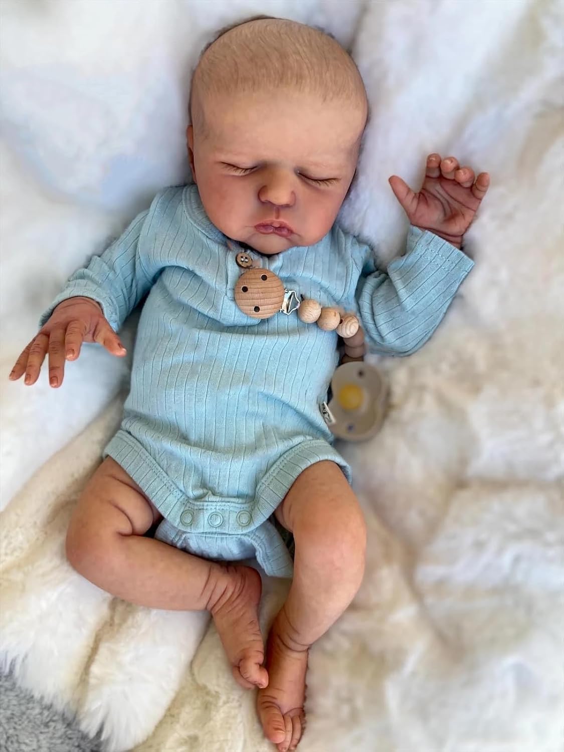 19 Inch Realistic Reborn Baby Doll with Feeding Kit