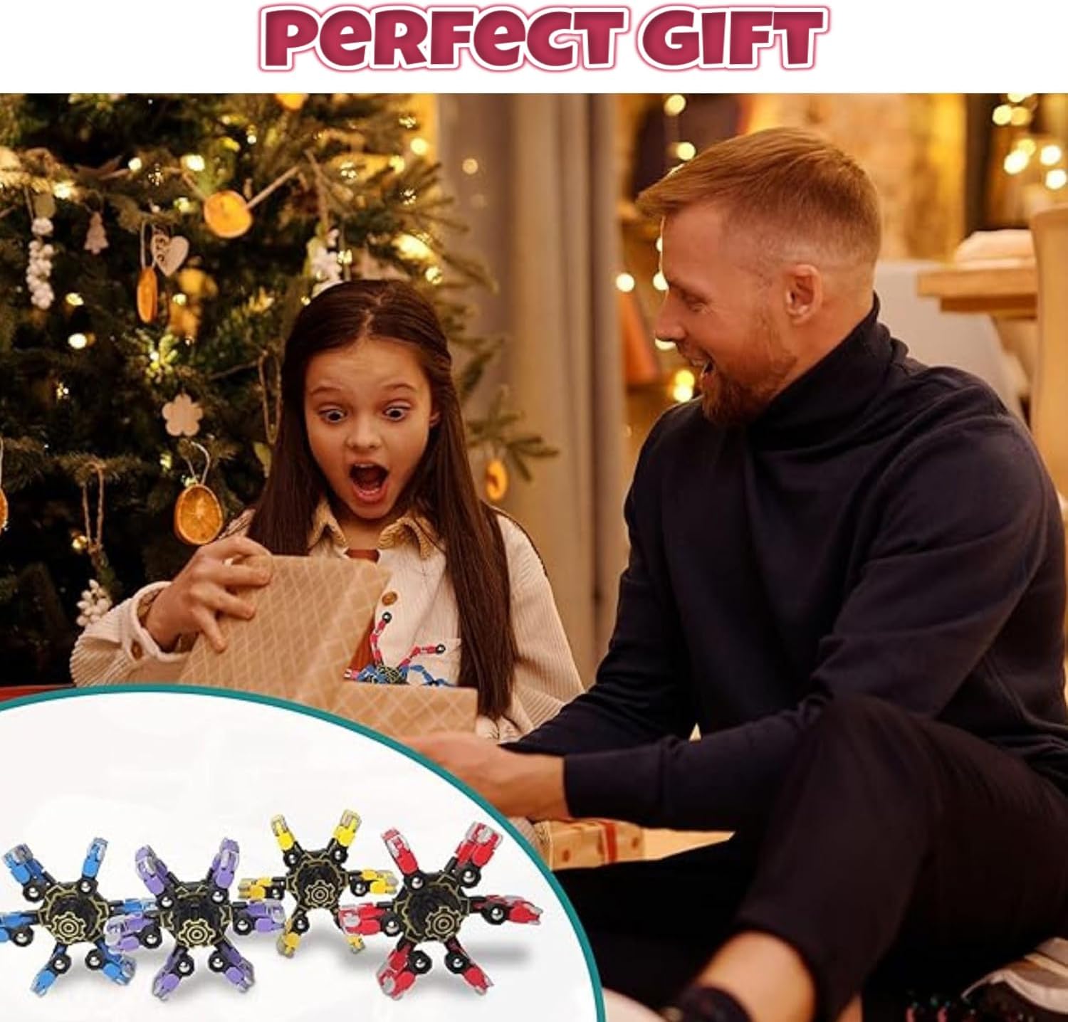 24Pcs Fidget Spinner Gyro Toy for Adults and Kids