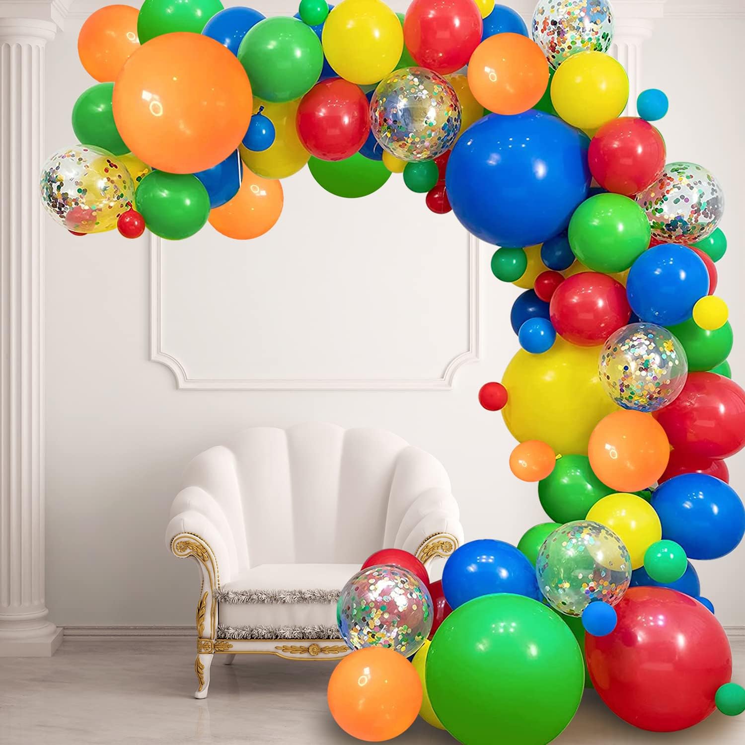Rainbow Balloon Garland Arch Kit for Parties