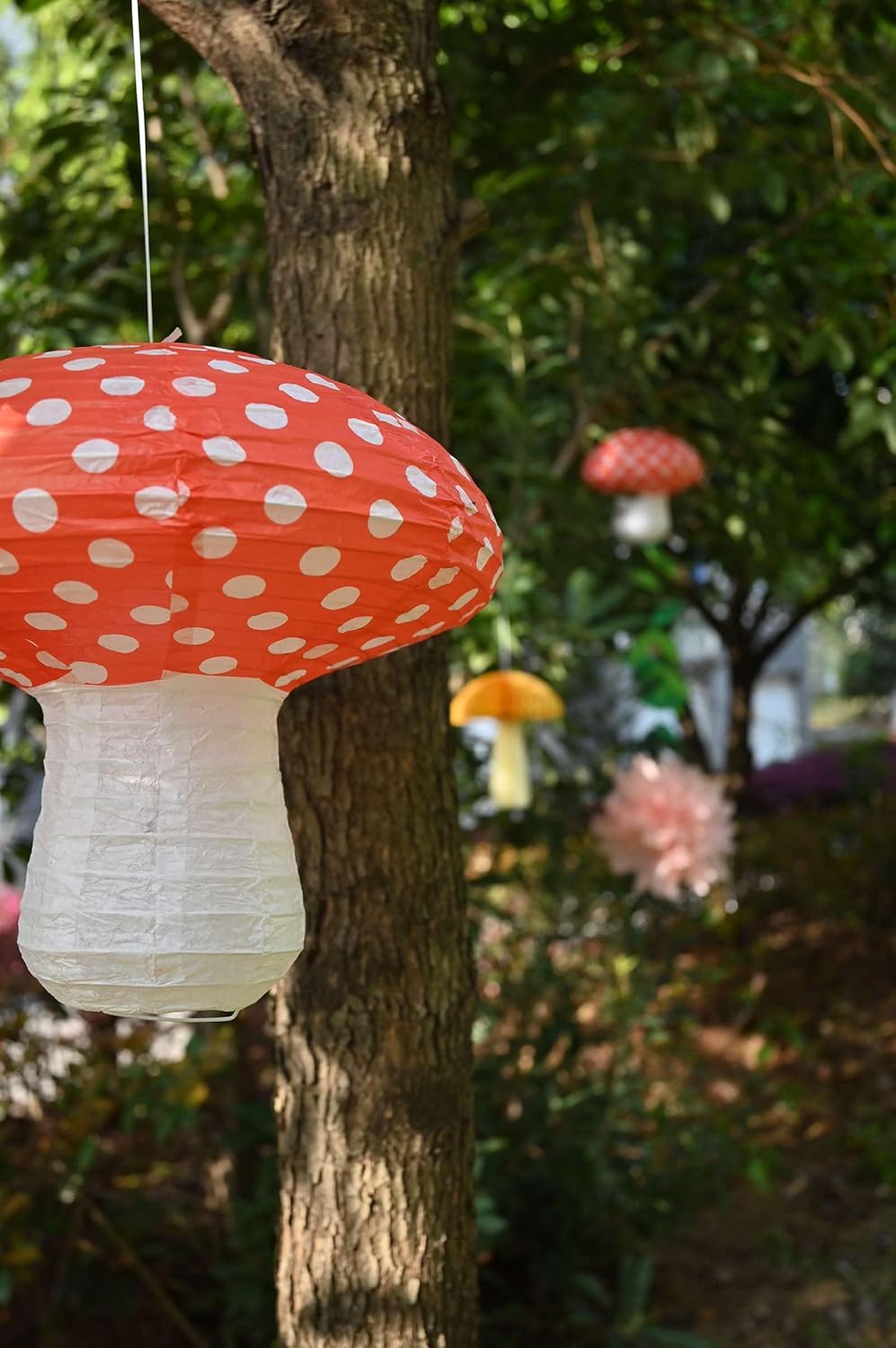 Mushroom and Flower Party Decor Set