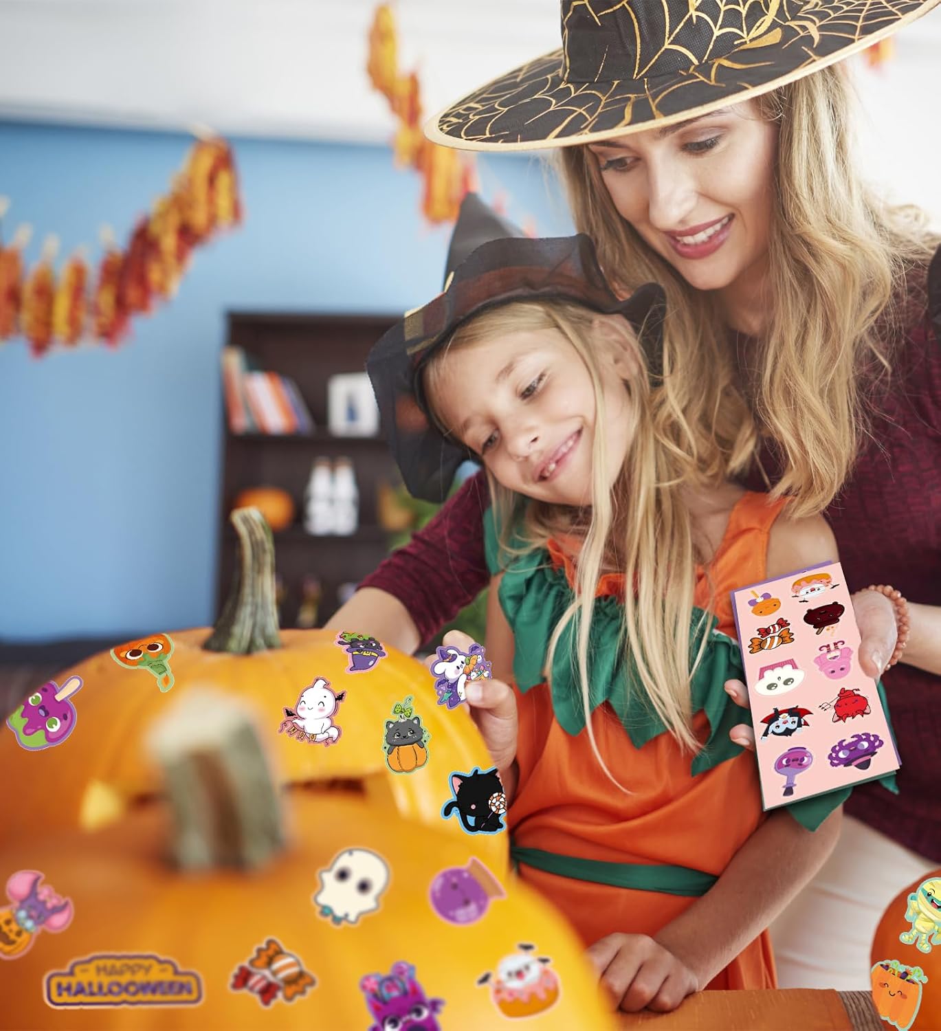 Halloween Stickers for Kids - 400PCS 40 Sheets Party Decorations