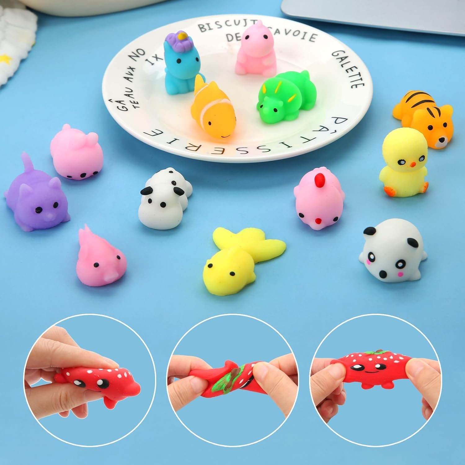 120 Pack Squishy Toys for Kids and Adults