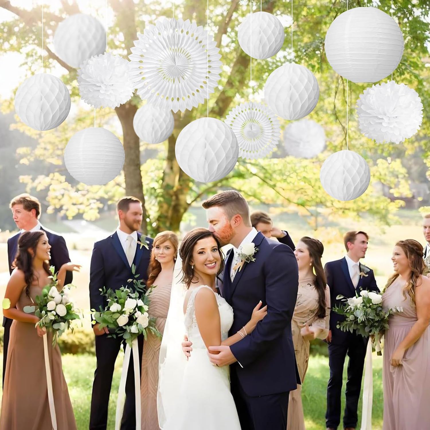 Easy Joy White Party Decoration Kit