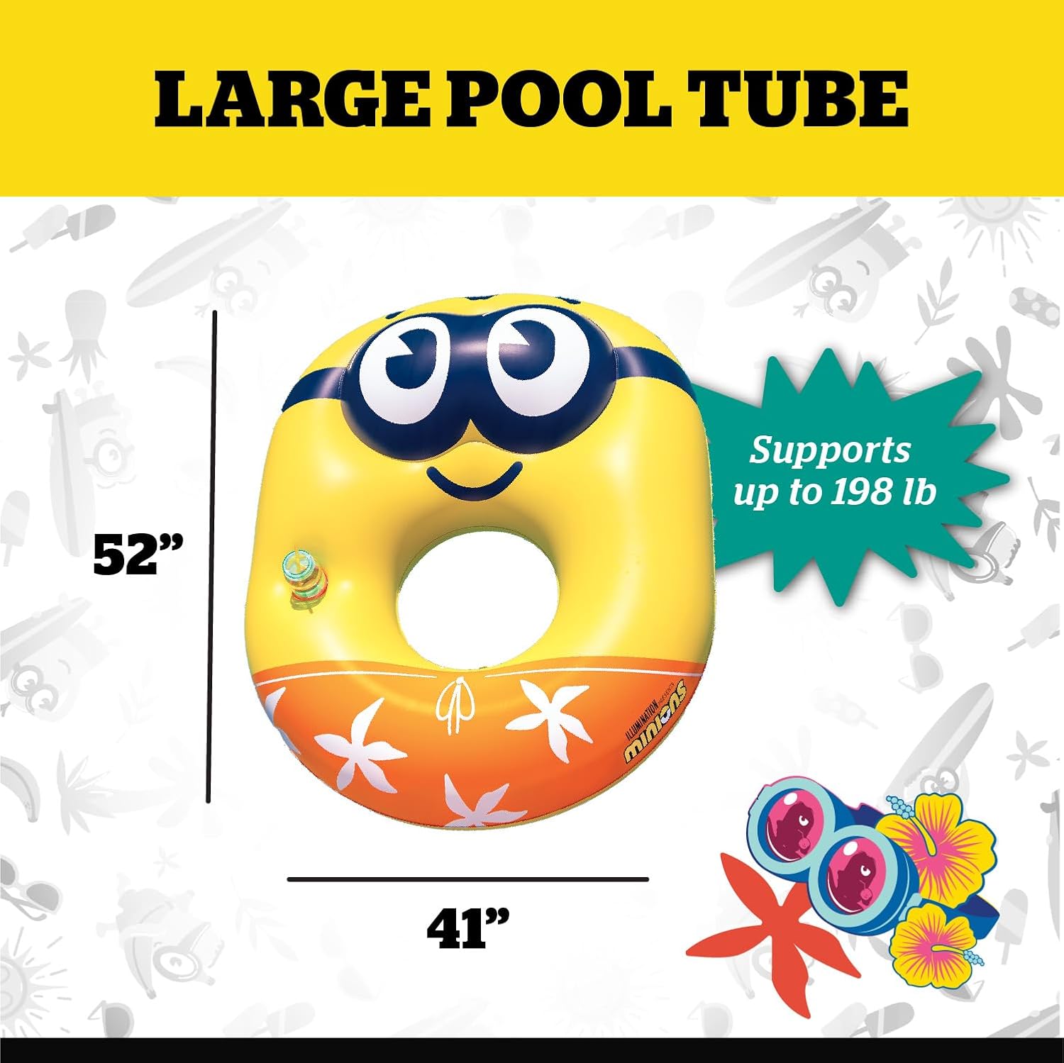 BigMouth Giant Minions Inflatable Pool Float