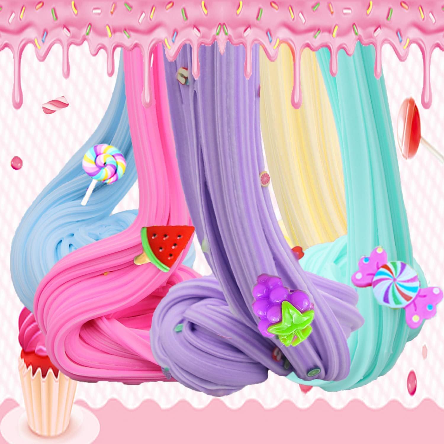 24 Pack Butter Slime Kit for Kids and Parties