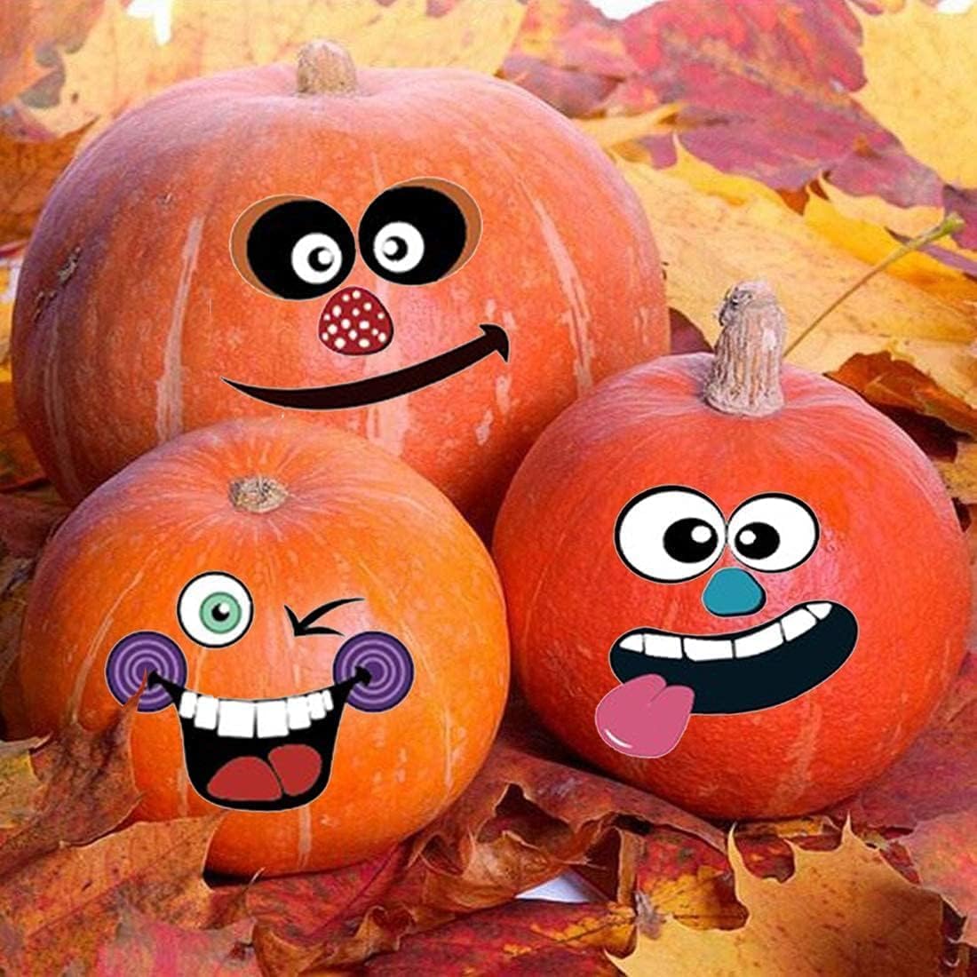 36 Pack Halloween Pumpkin Stickers for Kids and Toddlers