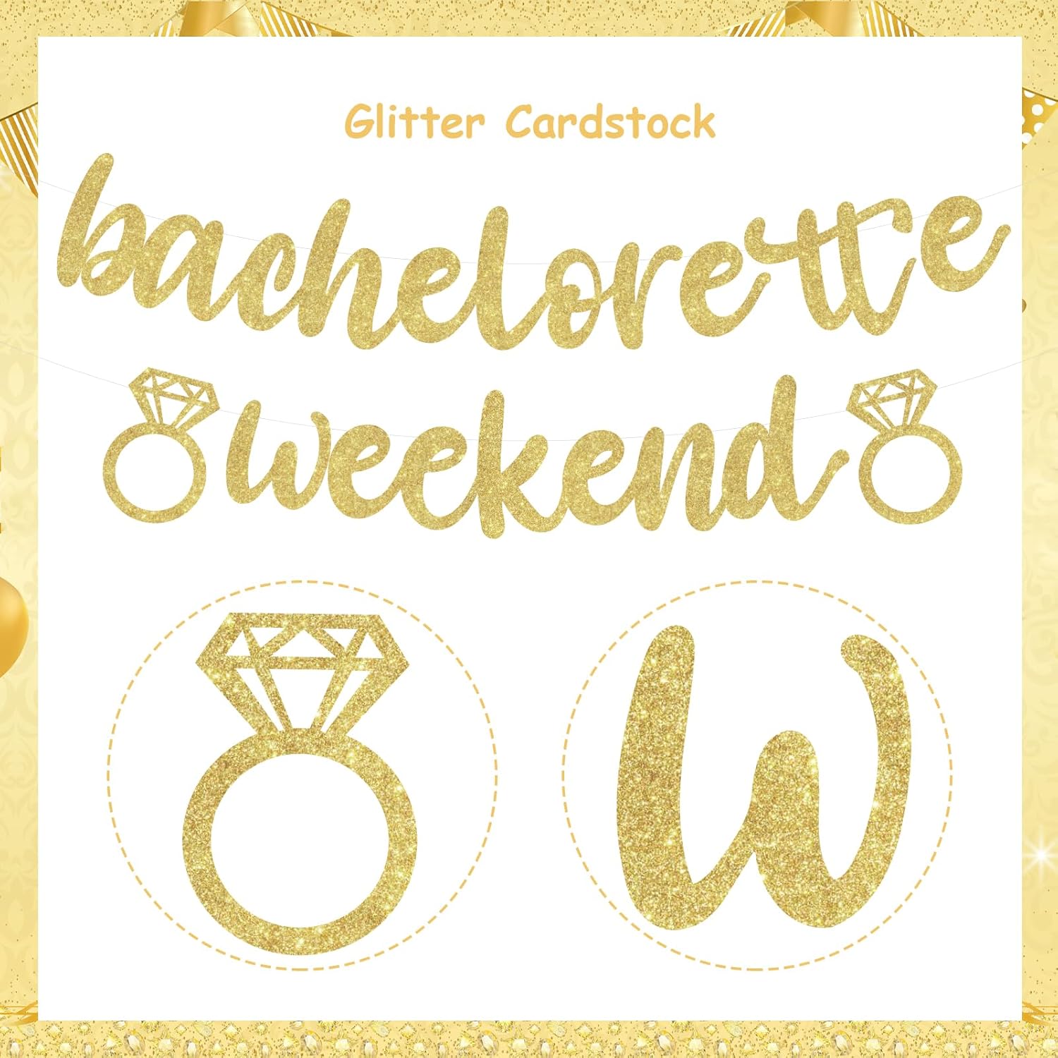 Sursurprise Bachelorette Weekend Banner Decor