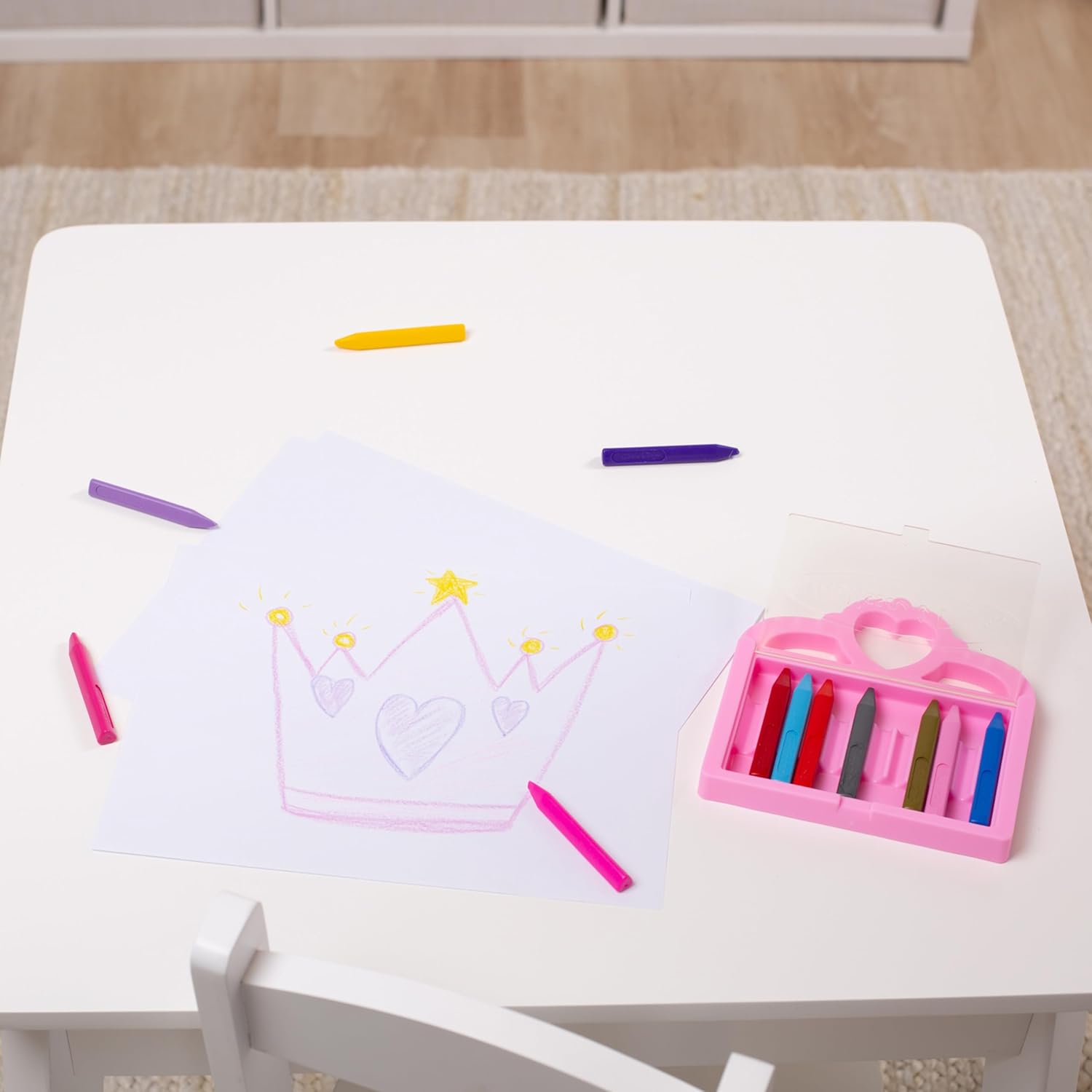 Melissa Doug Princess Crayon Set 12 Colors
