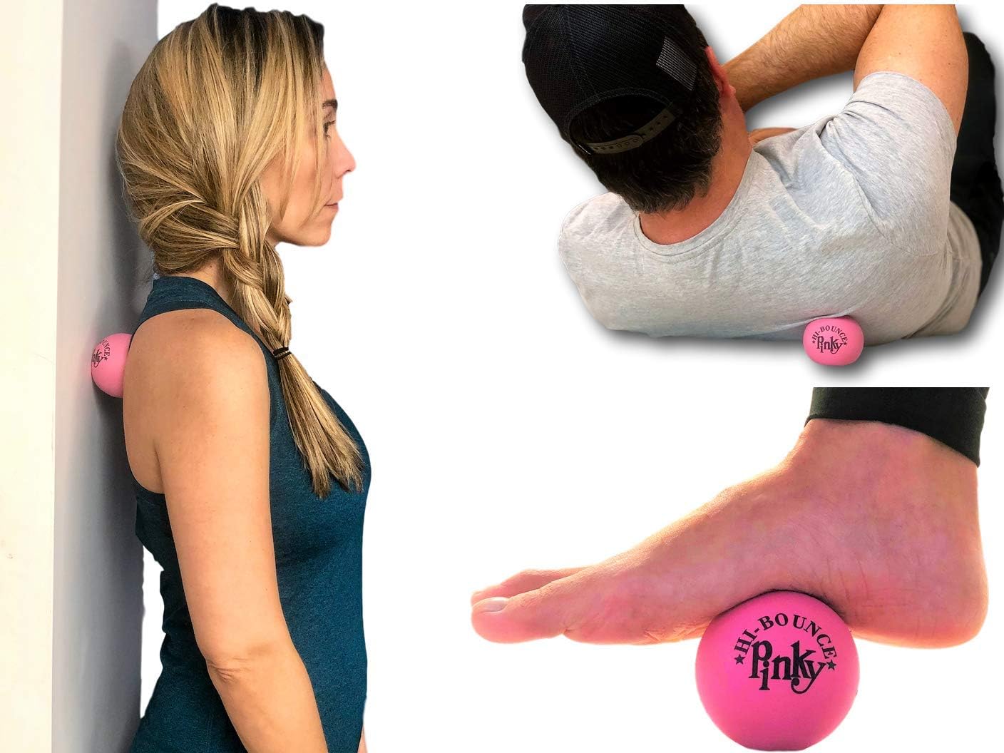 JA-RU Hi-Bounce Pinky Ball 2 Pack