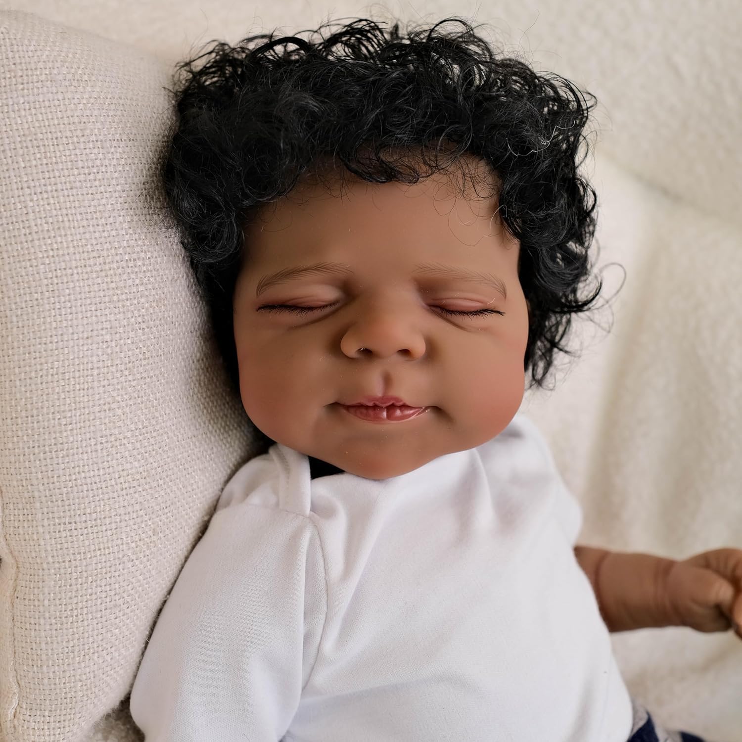 RXDOLL 18 Inch African American Reborn Baby Doll