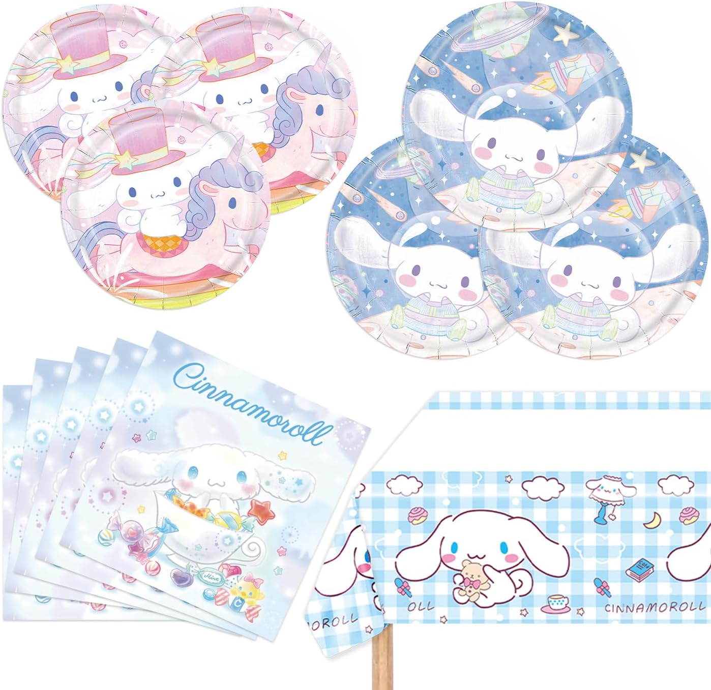 Cinnamoroll Birthday Decorations Set for Kids Party
