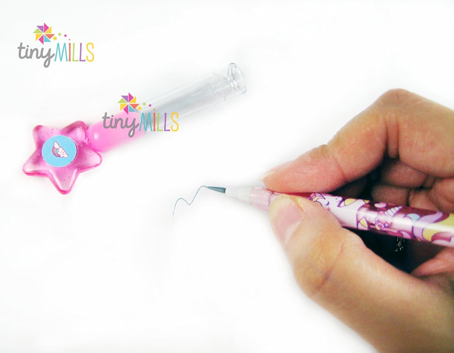TINYMILLS Unicorn Stackable Push Pencil Set 24 Pcs