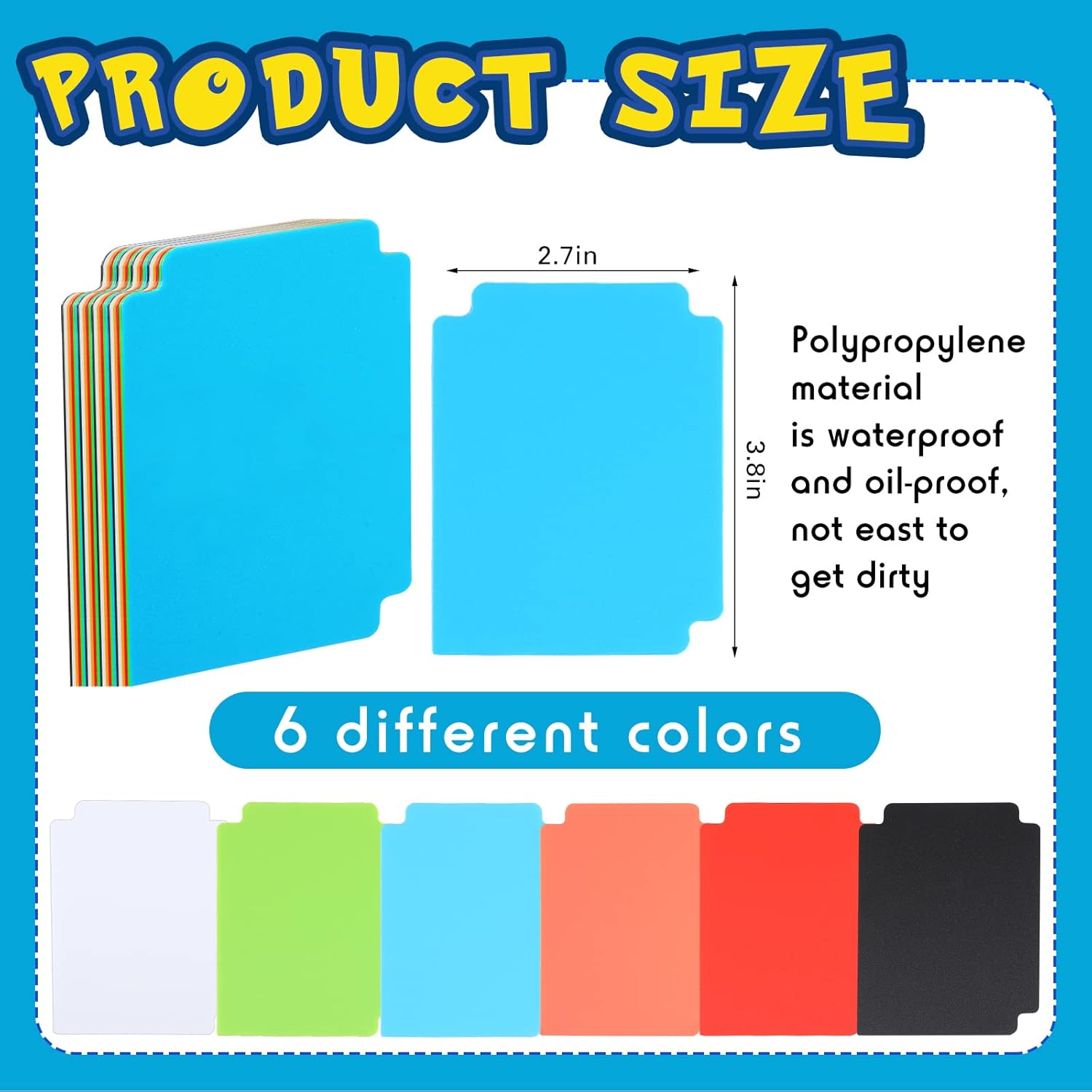 Frienda 6 Pcs TCG Deck Box with 12 Dividers