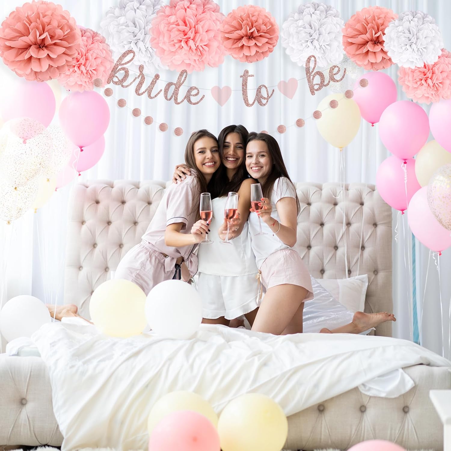 Nisocy Bachelorette Party Decor Banner Set
