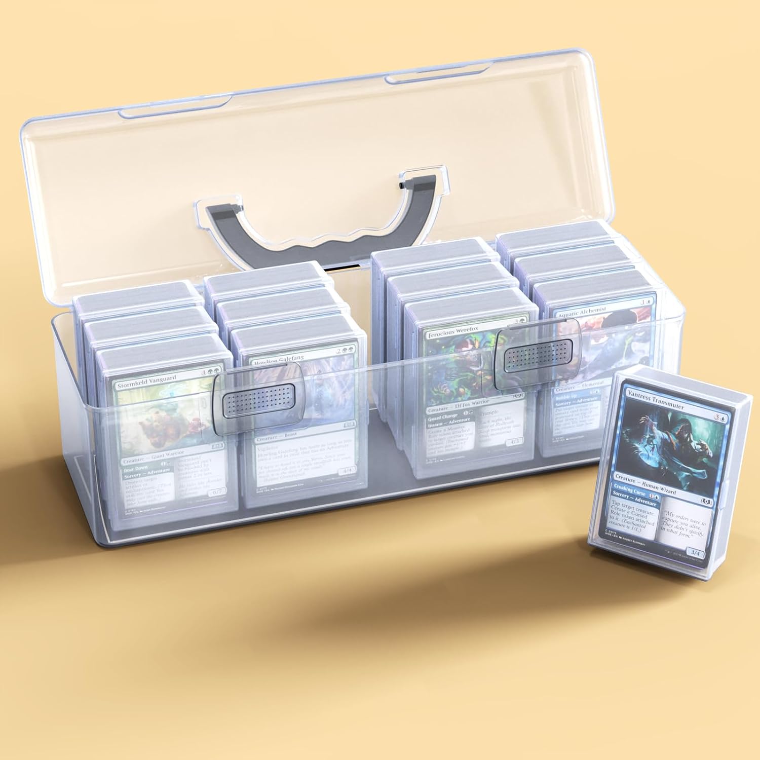 Trading Card Storage Box Set of 14 Durable and Portable