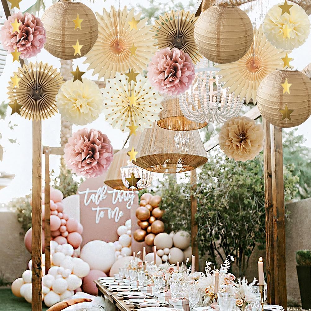 Pink Champagne Party Decorations Kit