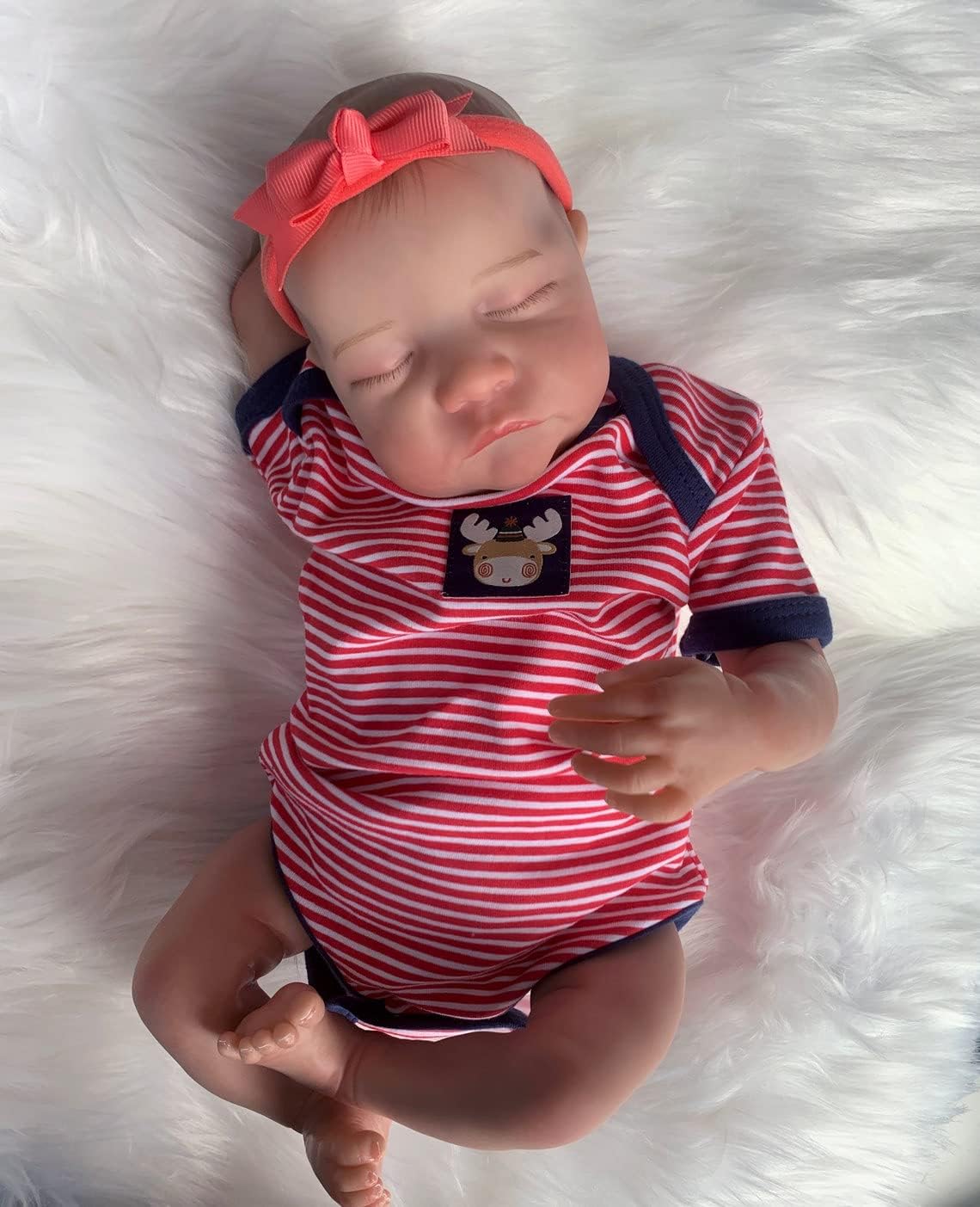 iCradle 19inch Reborn Baby Doll Realistic Soft Body