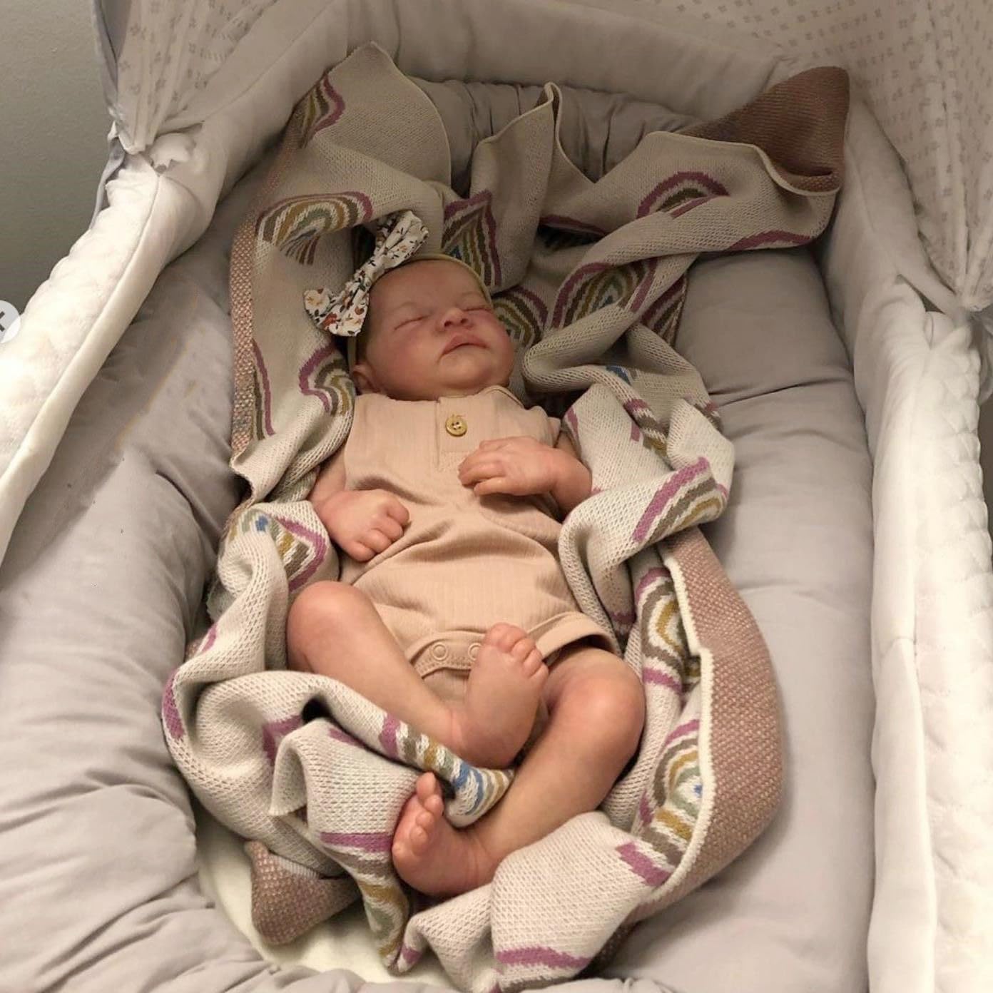 Pinky Reborn 18 Inch Realistic Newborn Baby Doll