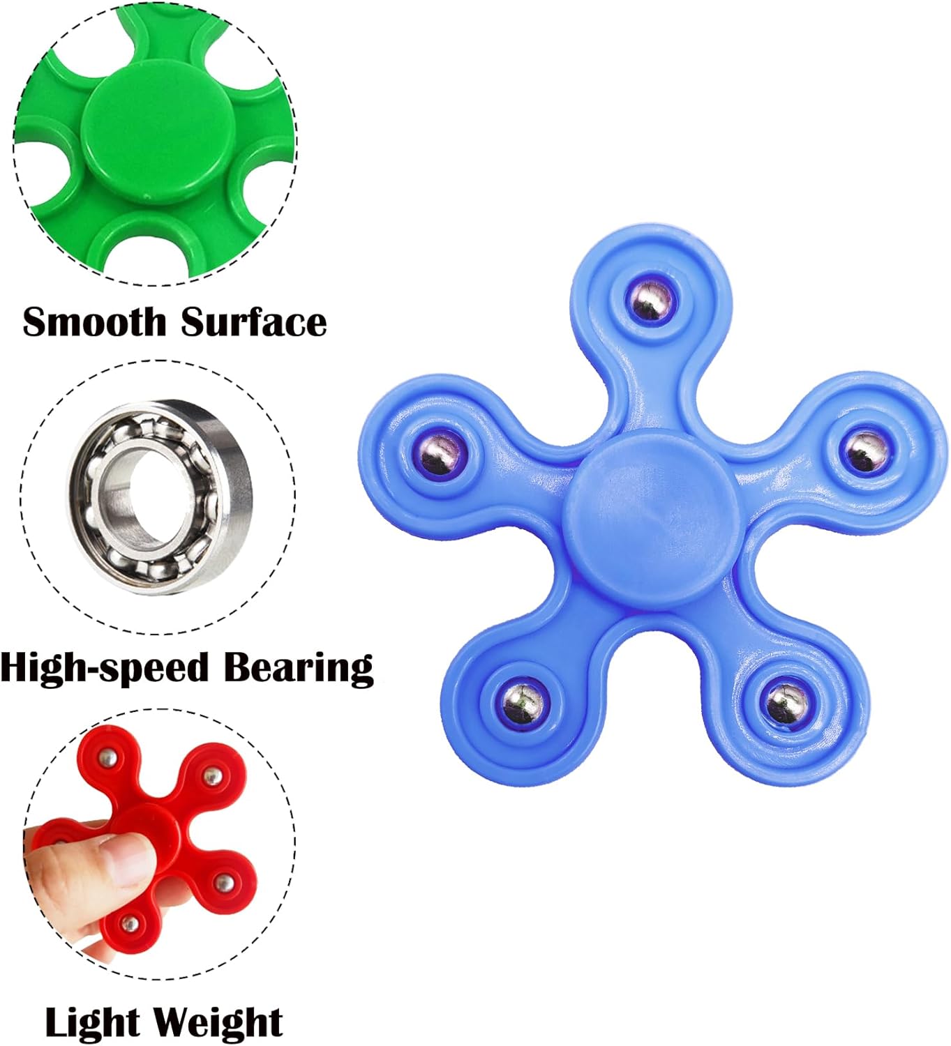24 Pack Fidget Spinners for Kids Stress Relief