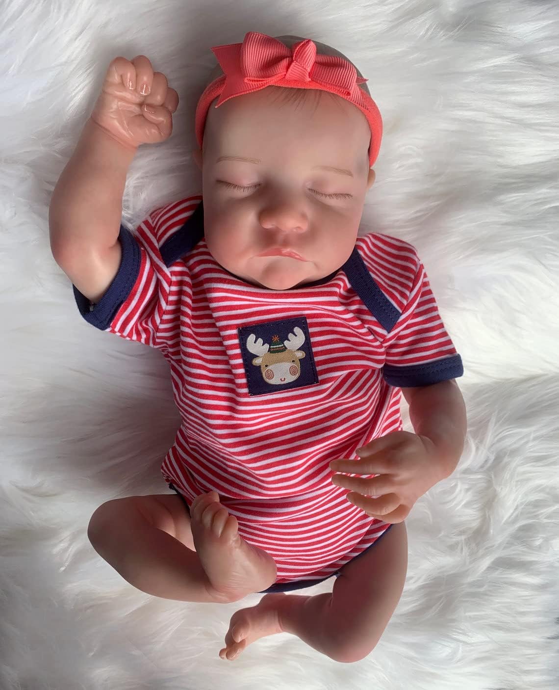 iCradle 19inch Reborn Baby Doll Realistic Soft Body