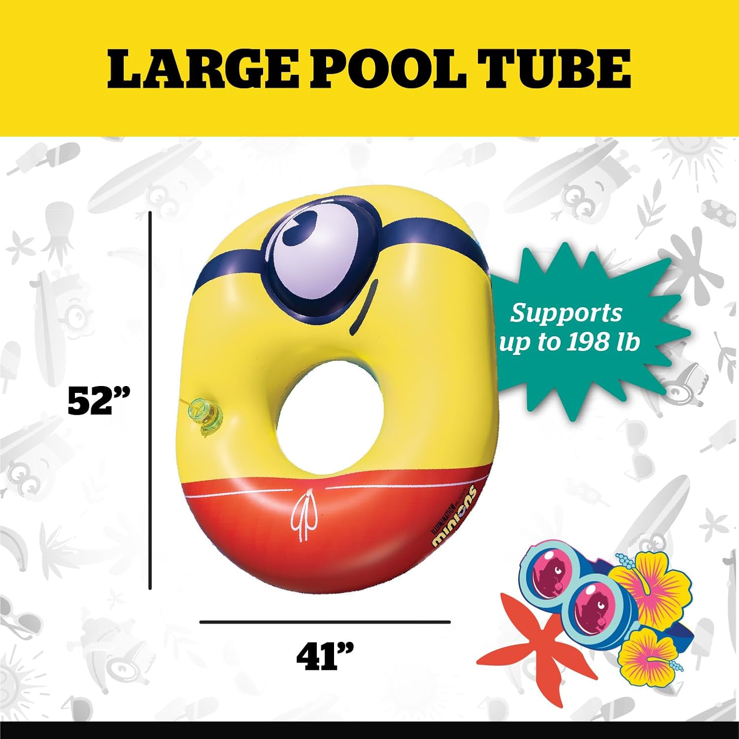 BigMouth Giant Minions Inflatable Pool Float 1