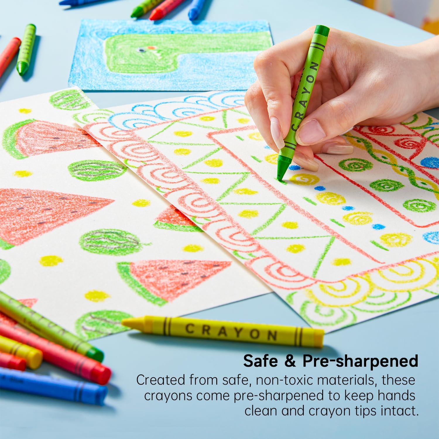 Shuttle Art Crayons 800 Piece Bulk Set