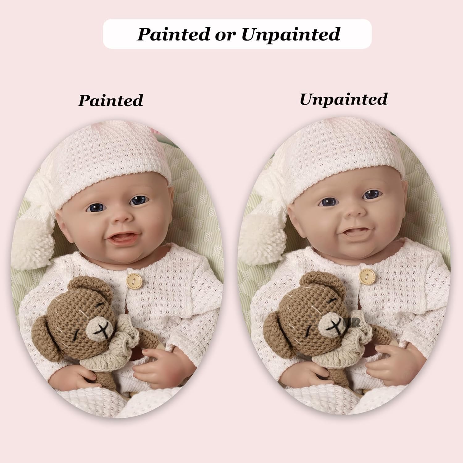 18 Inch Realistic Silicone Reborn Baby Doll Girl
