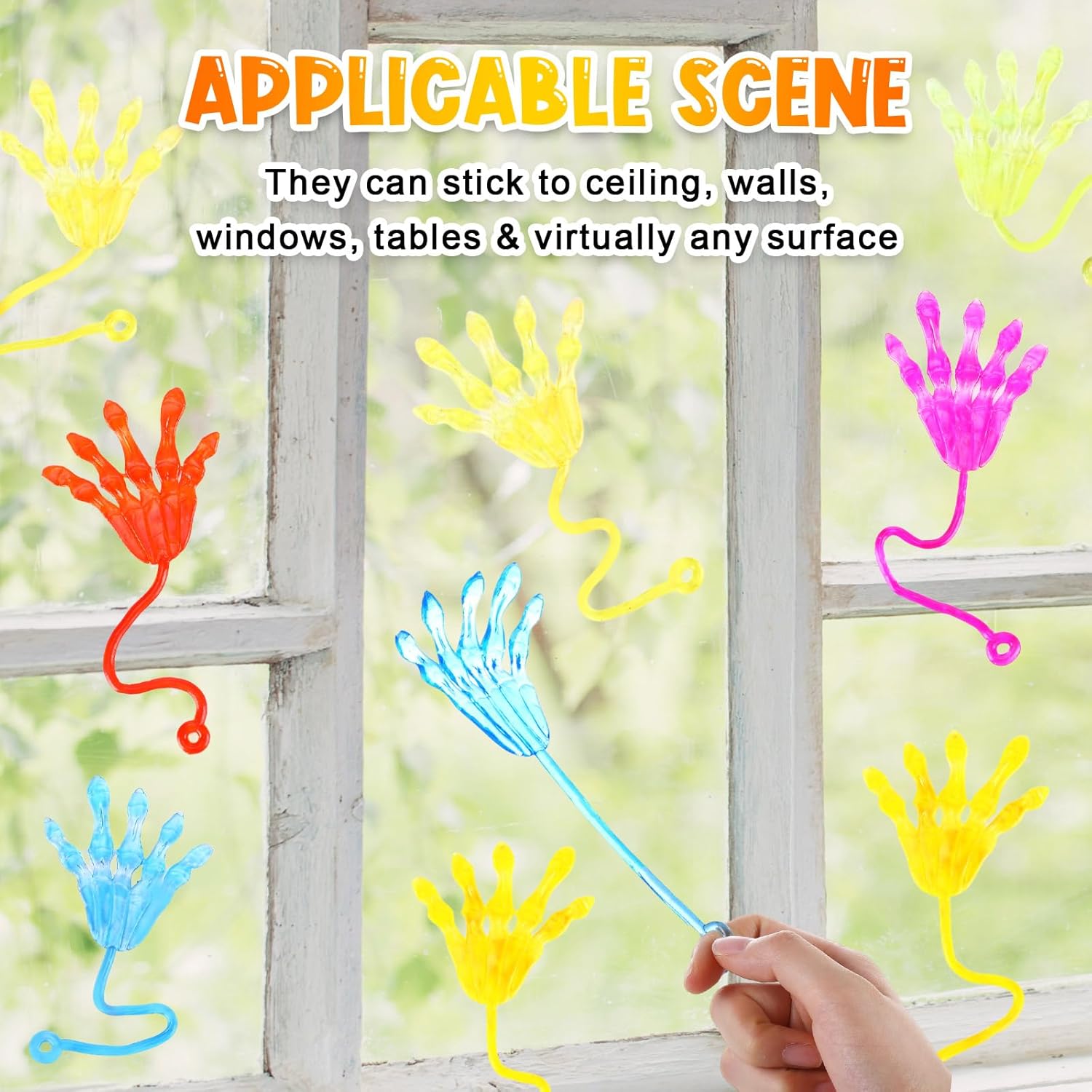 Shappy 300 Pcs Halloween Sticky Hands Party Favors