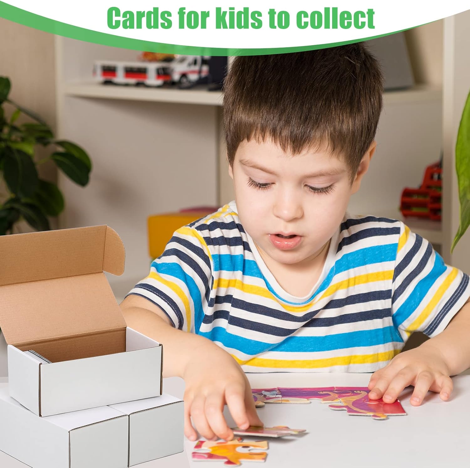 Yexiya 400 Count Card Storage Box 10 Pcs