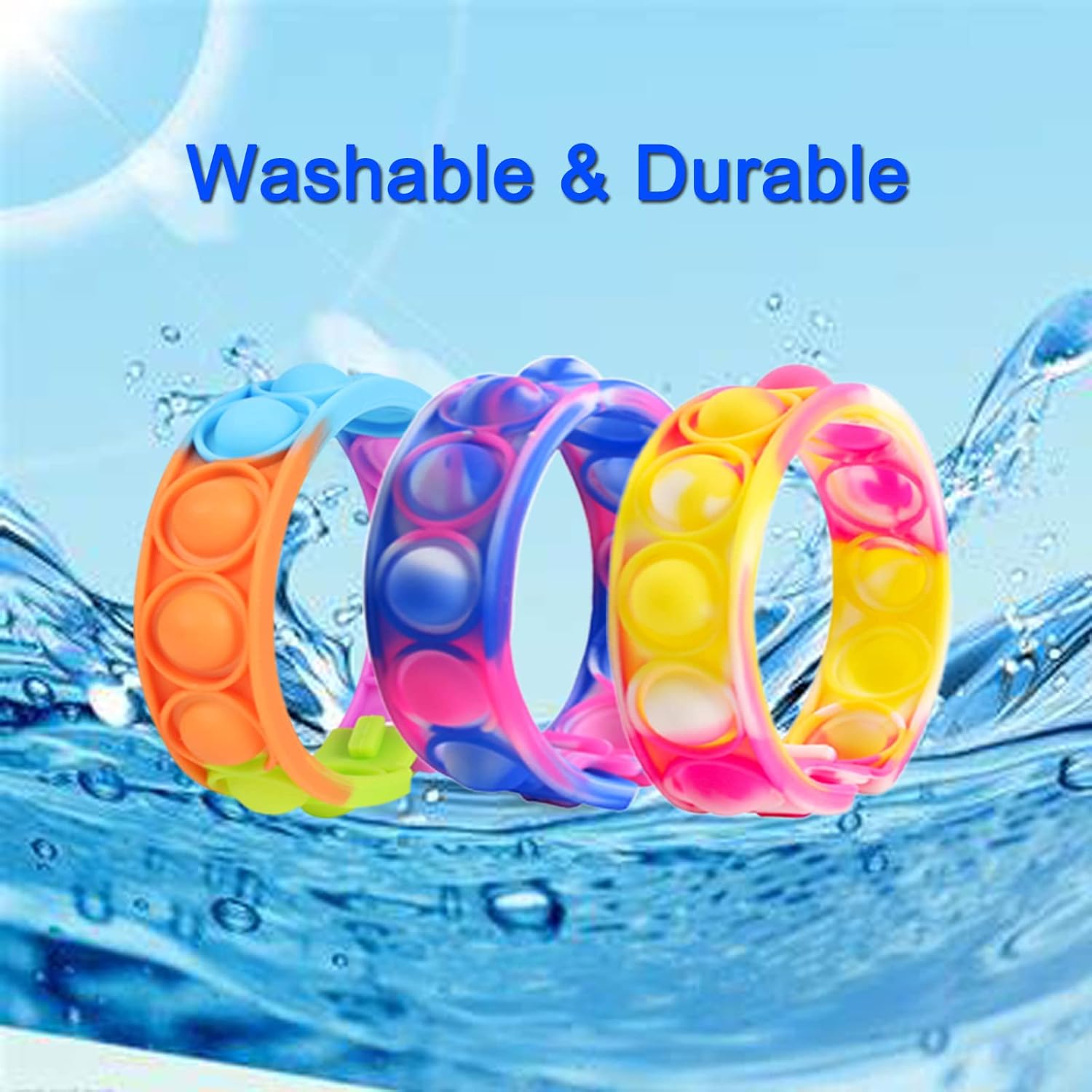 60 Pcs Pop Bubble Fidget Toy for Stress Relief