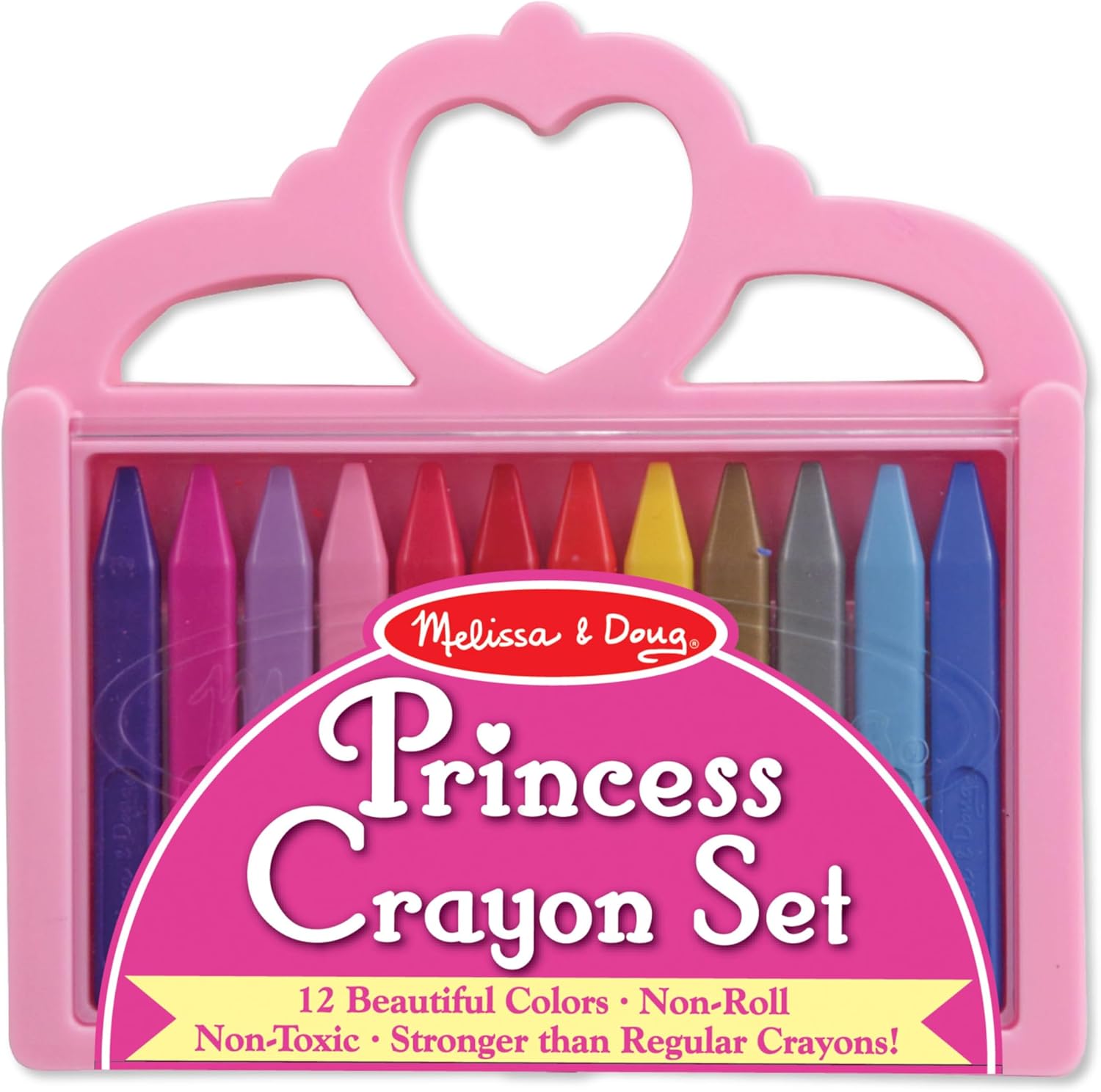 Melissa Doug Princess Crayon Set 12 Colors