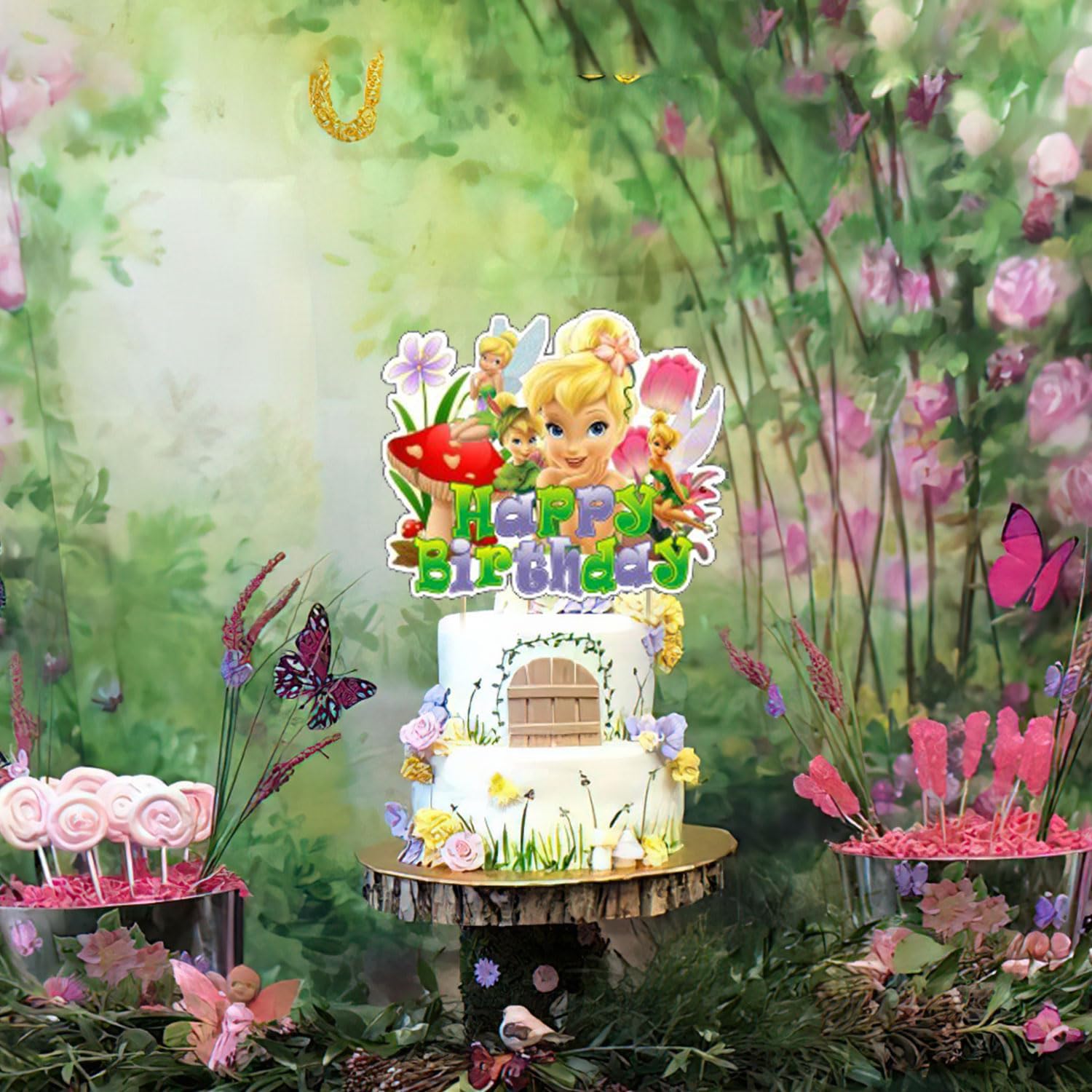 Tinkerbell Fairy Princess Birthday Party Decor Kit