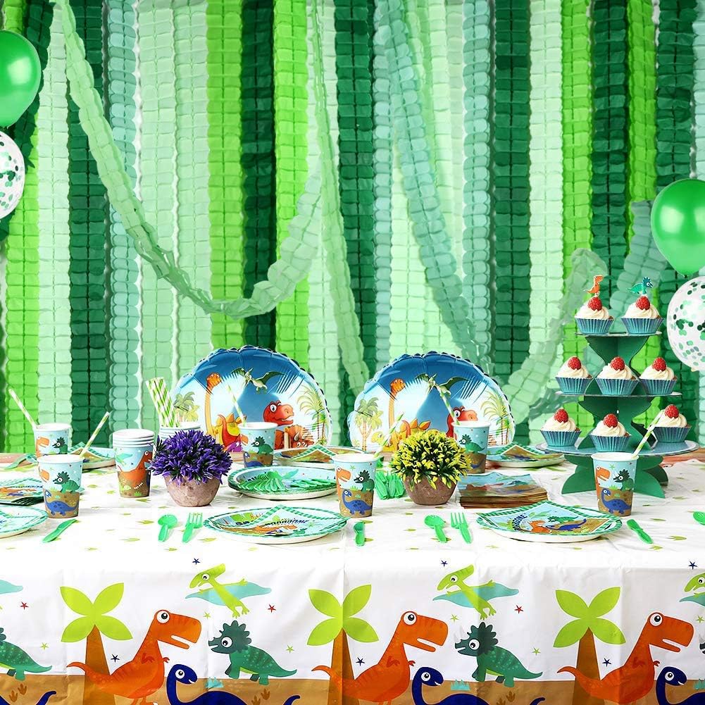 BEISHIDA 12PCS Four Leaf Clover Garland 120ft Green Party Decor