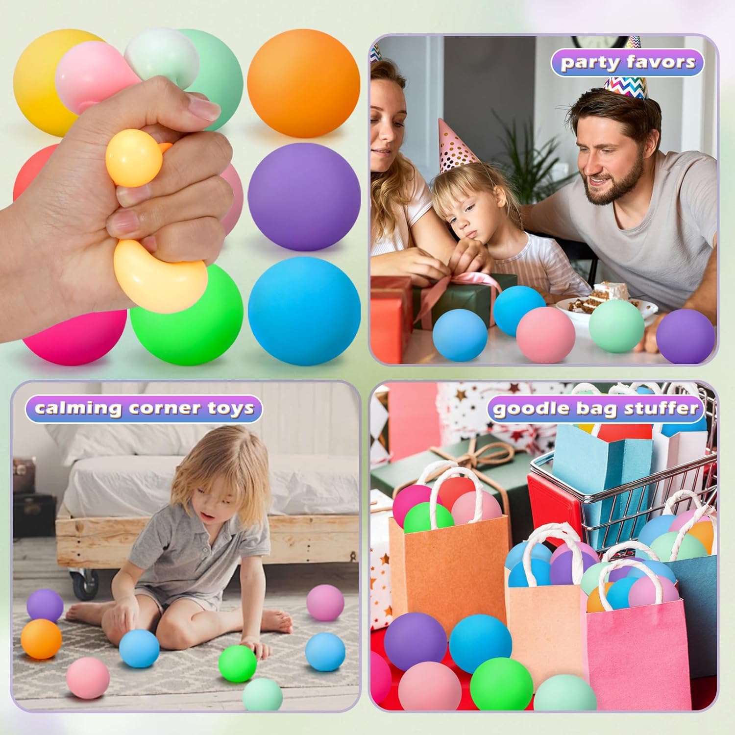 36Pcs Stress Balls Set for Adults and Kids