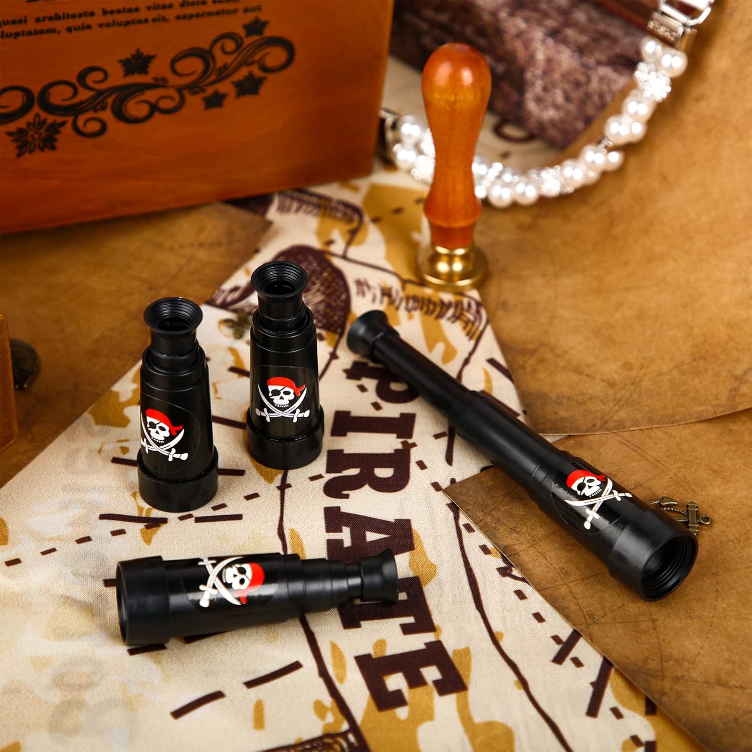 50 Pcs Pirate Telescope for Party Favors
