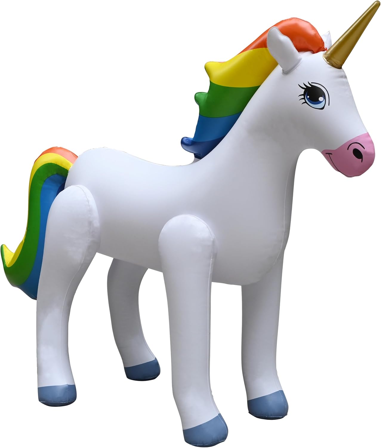Jet Creations 30 Inch Inflatable Rainbow Unicorn