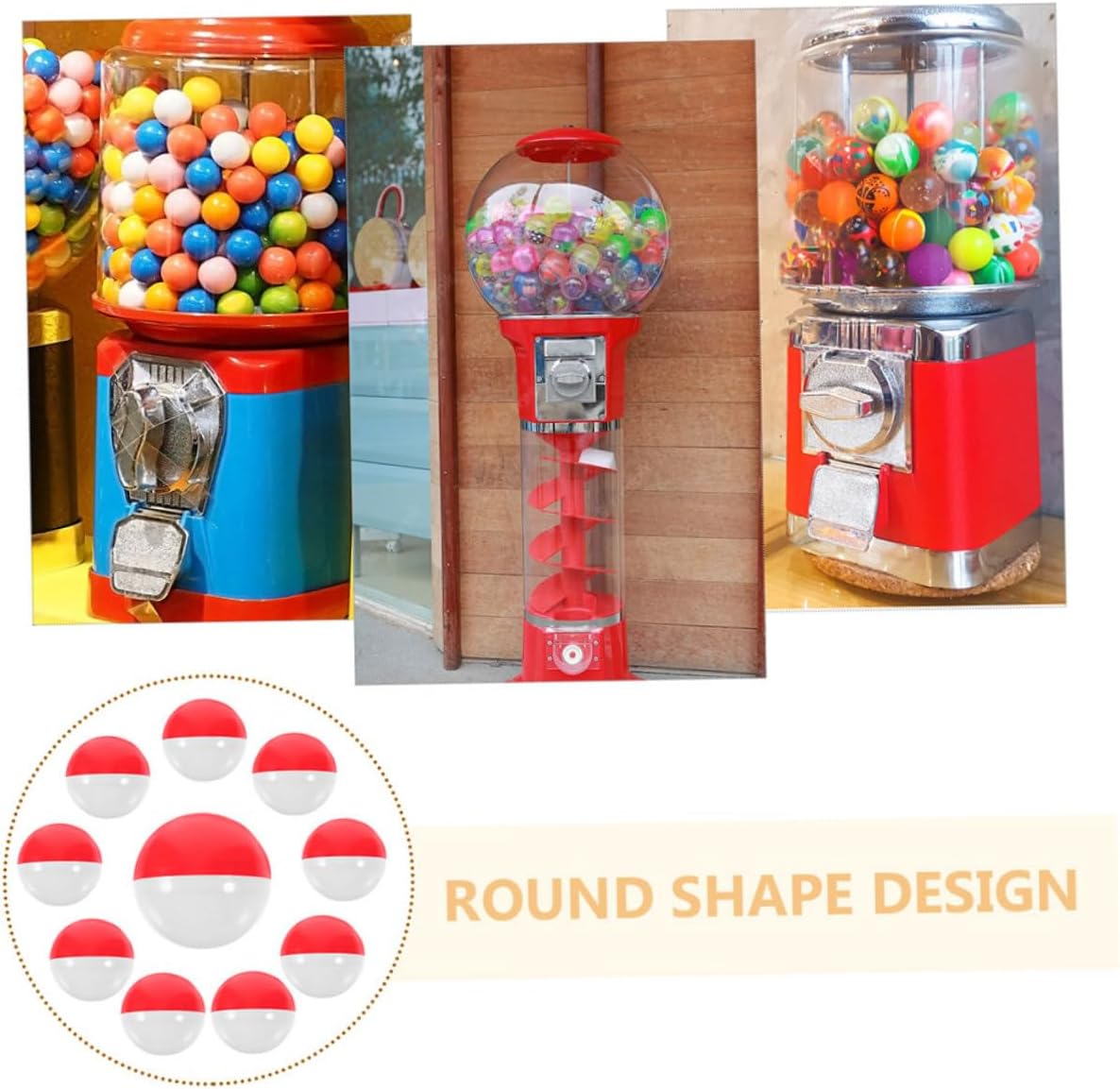 VICASKY 125pcs Fillable Easter Basket Balls Twisting Multi-Purpose Packaging Balls