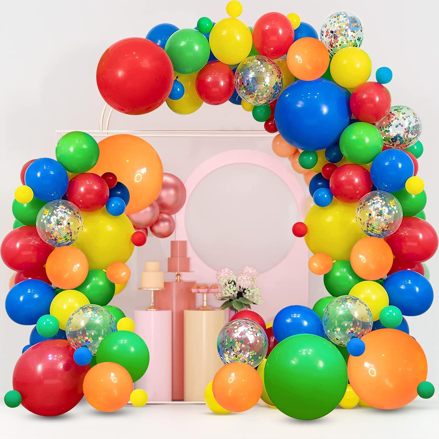 Rainbow Balloon Garland Arch Kit for Parties
