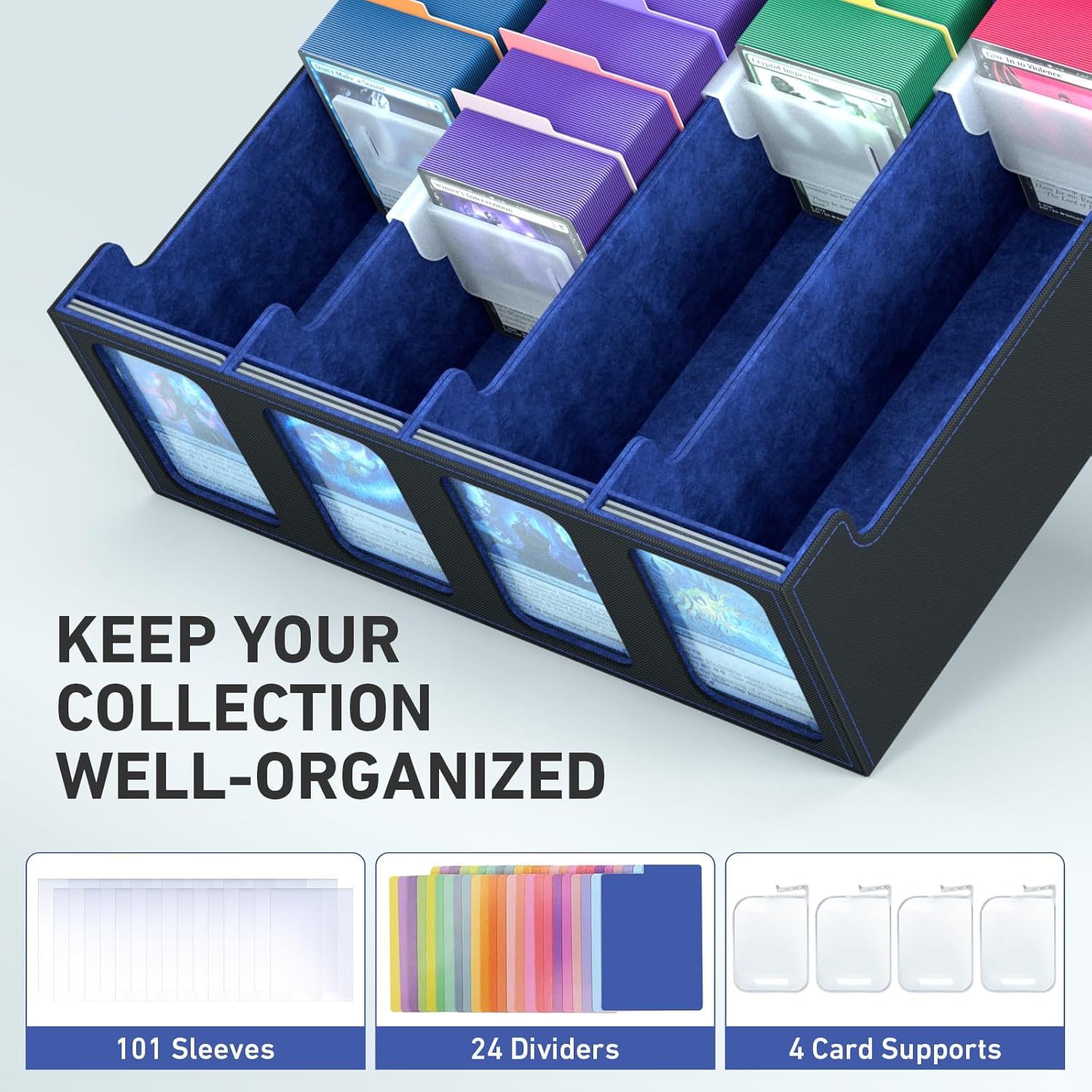 4-Row Card Storage Box for 3200 Magic Cards