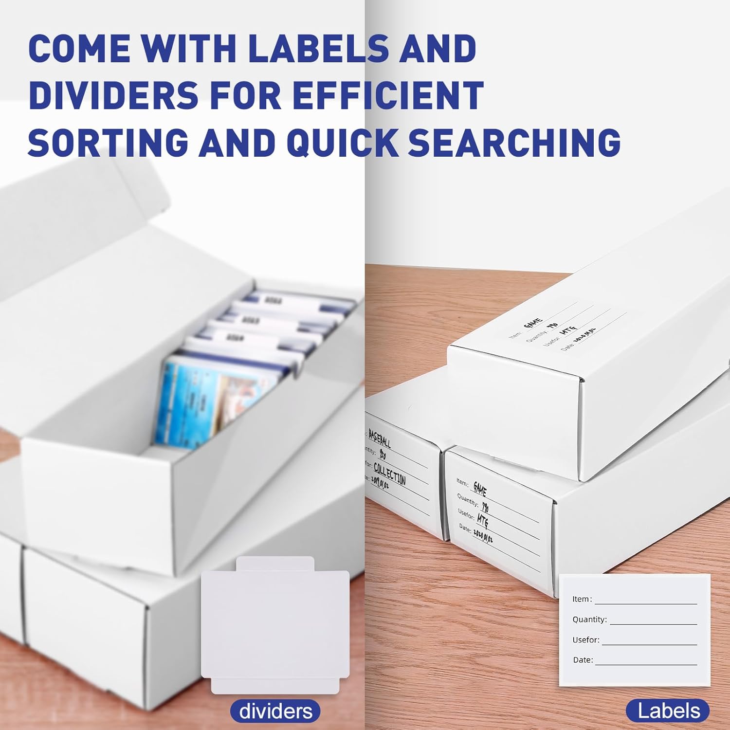 NEOACT Card Storage Box Set 6-Pack