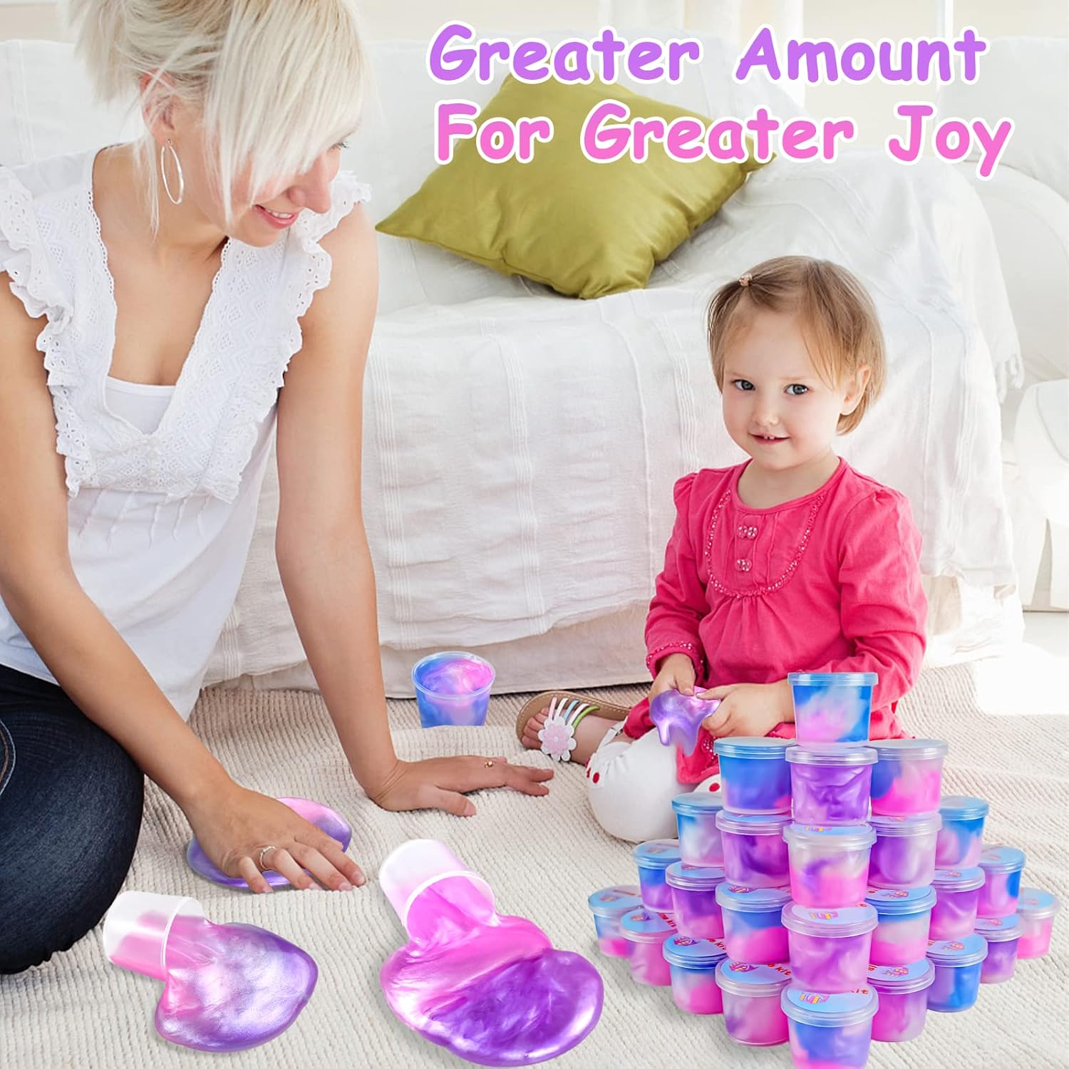 36 Pack Unicorn Galaxy Slime Kit for Kids