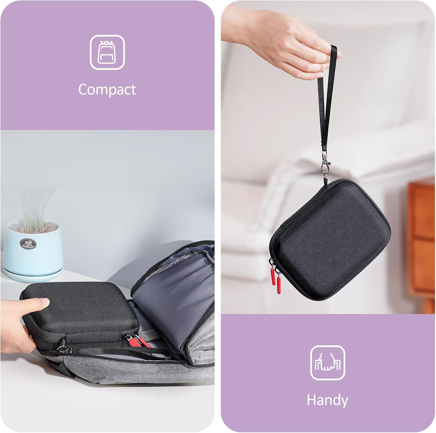 ProCase Hard Card Game Carrying Case - Black
